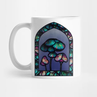 Stained Glass Mushrooms Mug